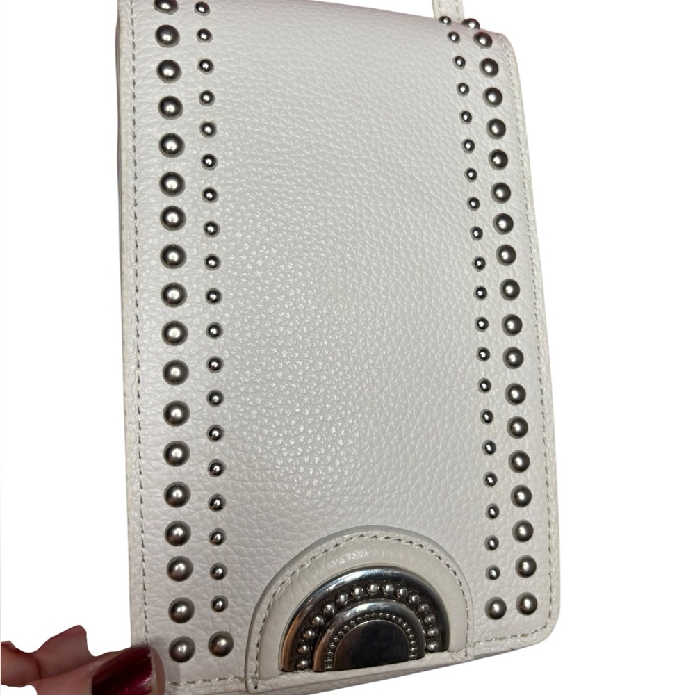 Brighton Mini Pebble Leather Crossbody – Silver Hardware - Picture 3 of 9
